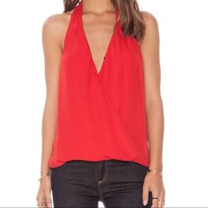 Parker Wales Top in Cayenne